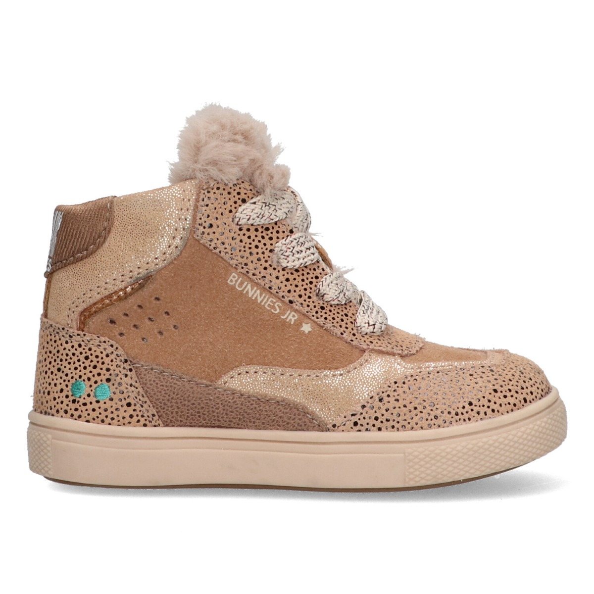 Lola Louw - Hoge Sneakers Bunnies Roze
