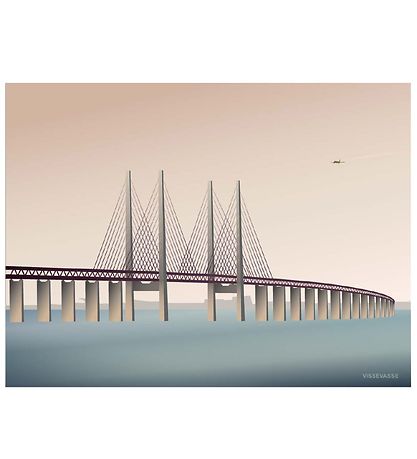Vissevasse Plakat - 30x40 - ?resundsbroen