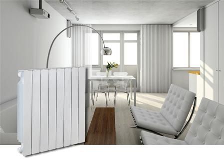 Thermrad - Alubasic - Handdoekradiator - Wit - Aluminium - Afgifte 880W