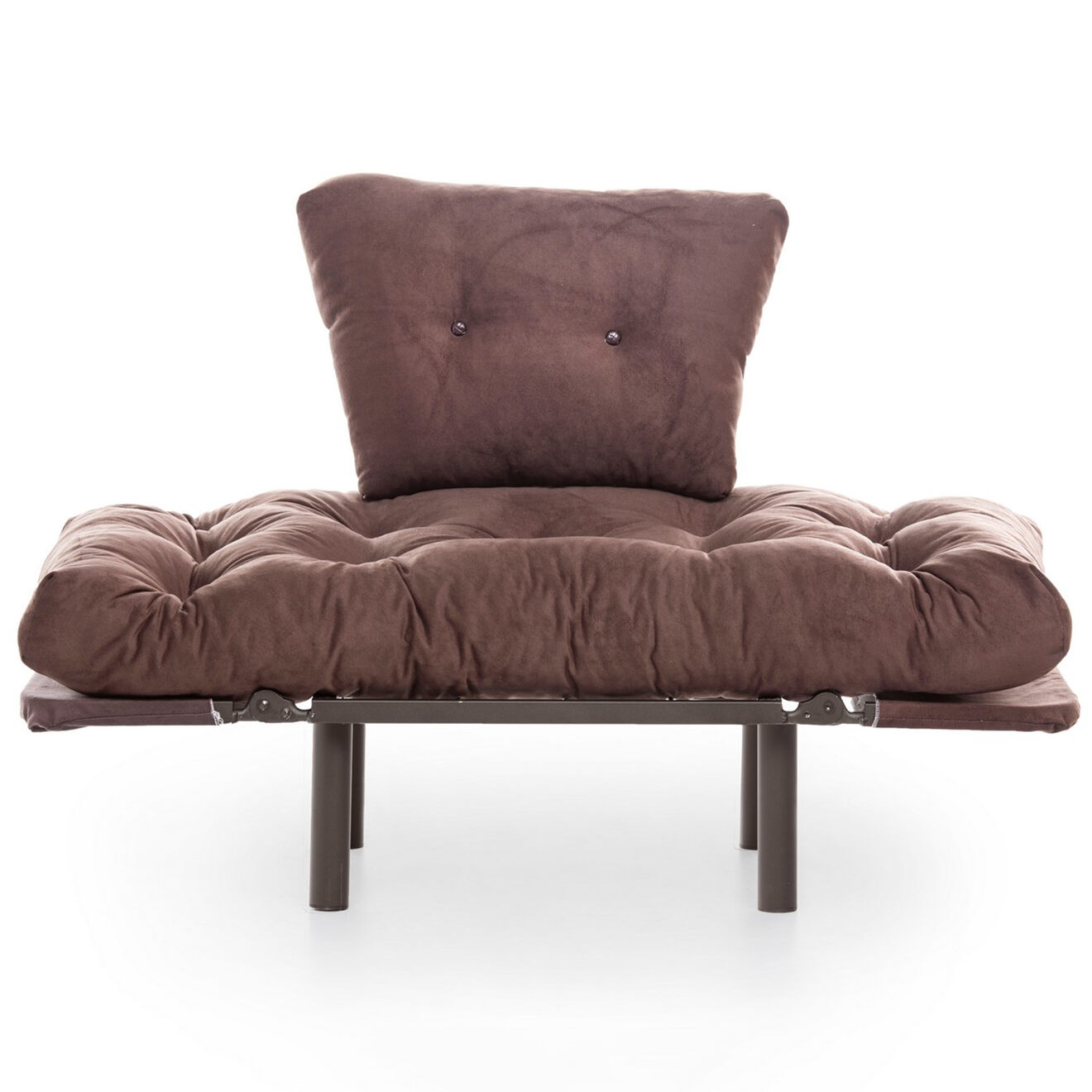 Atelier del Sofa Fauteuil Nitta marron - 60x53x45 cm