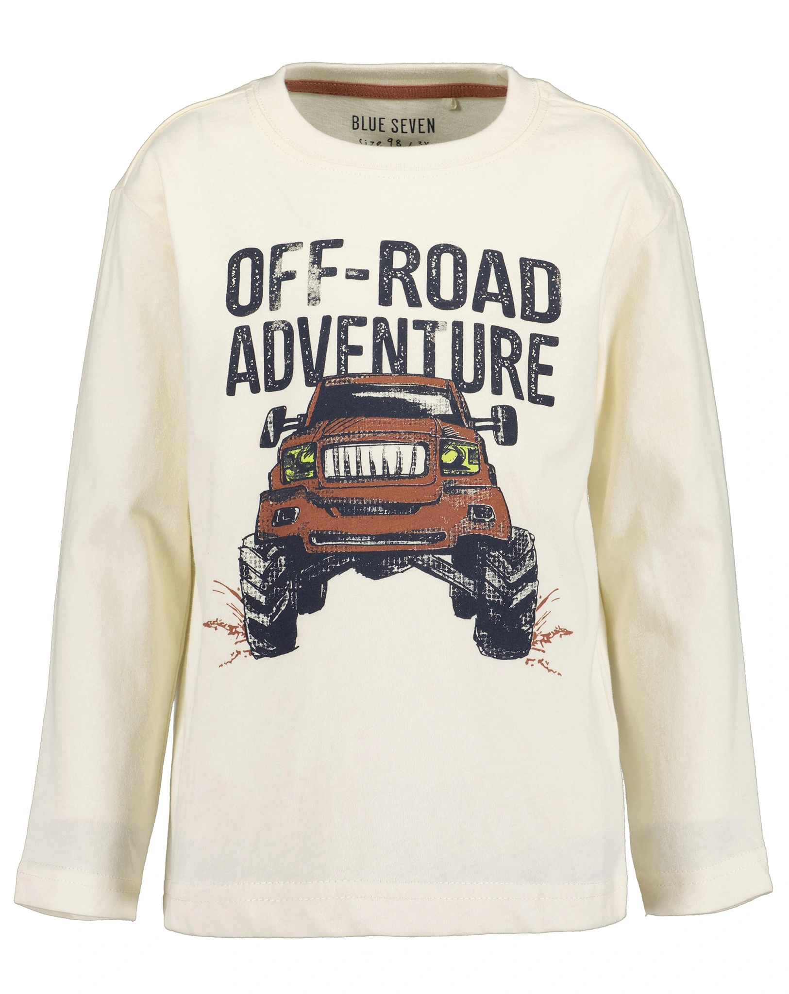 Langarmshirt OFF-ROAD ADVENTURE in offwhite