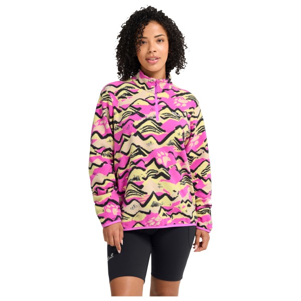 Jack Wolfskin - Women's Paw Era 100 Print Halfzip - Pull polaire