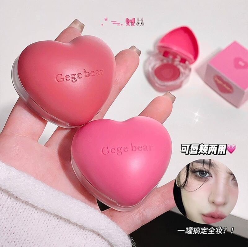 Gege Bear - Loving Heart Lip & Cheek Cream - 1-3