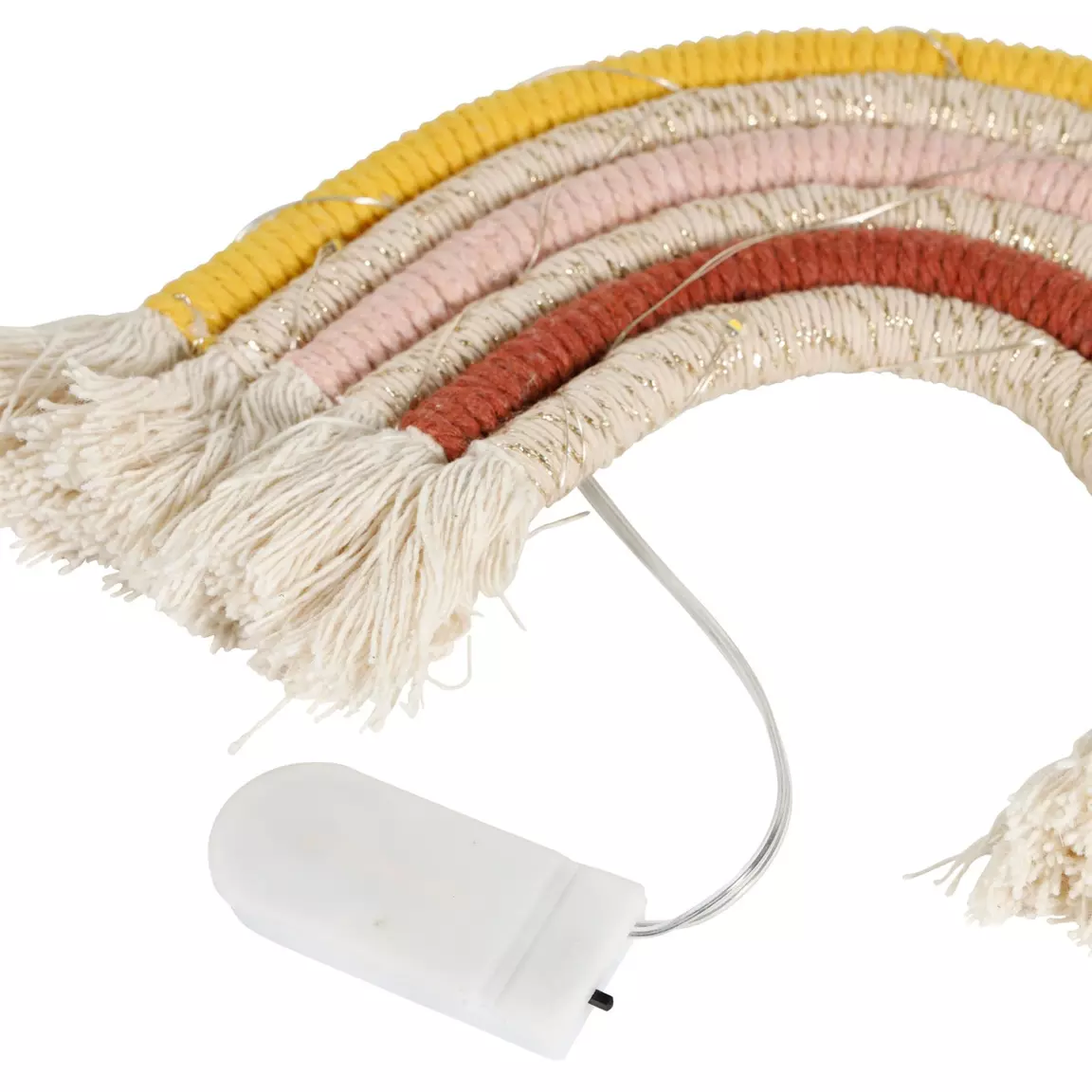 Déco murale lumineuse enfant (28,5 x 20 cm) Arc en ciel Multicolore