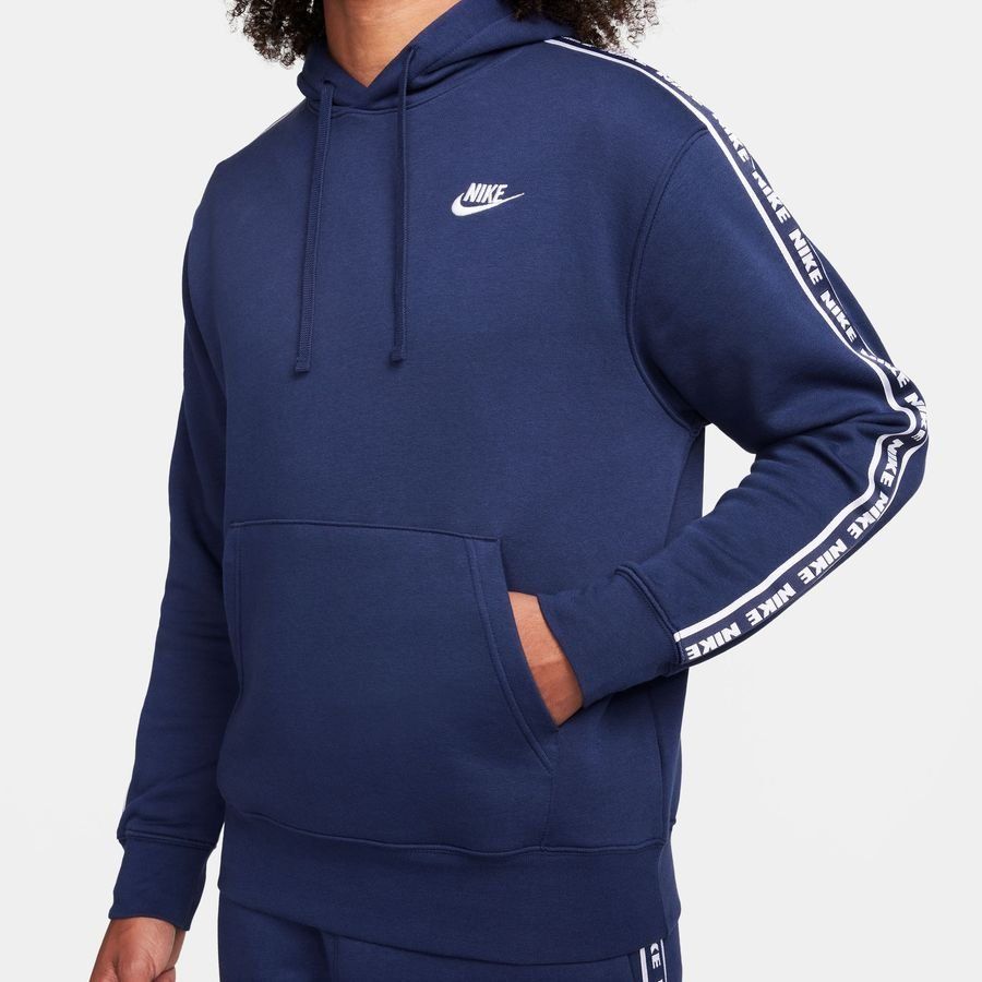 Nike Survêtement Club Fleece GX - Bleu Marine/Blanc