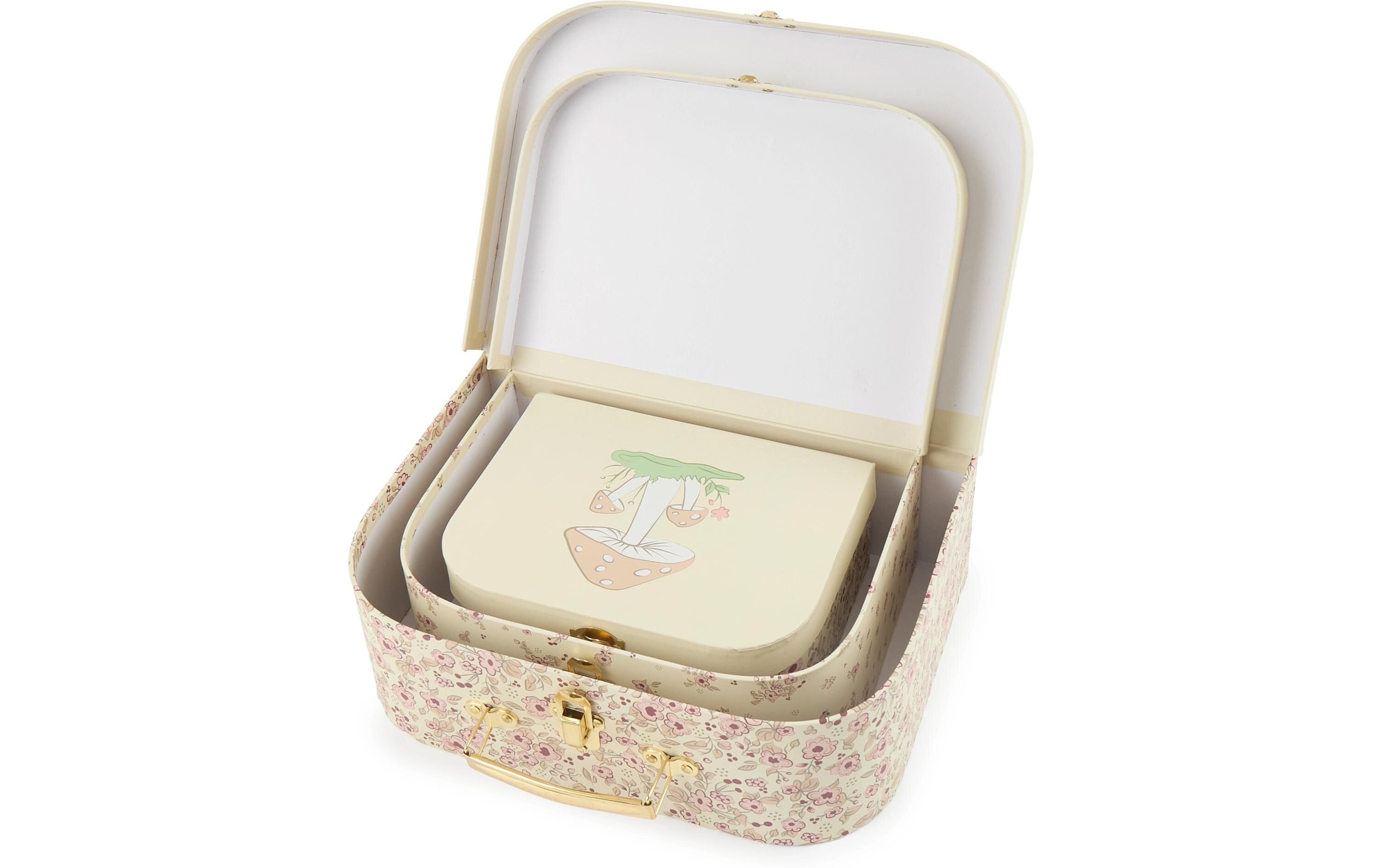 Spielzeugkoffer Ella vintage flowers 3er SetKofferset zum Aufbewahren von Spielzeugen
