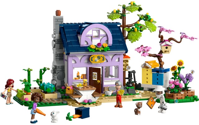 LEGO® Spielbausteine »Friends Haus und Blumengarten der Imker 42669«