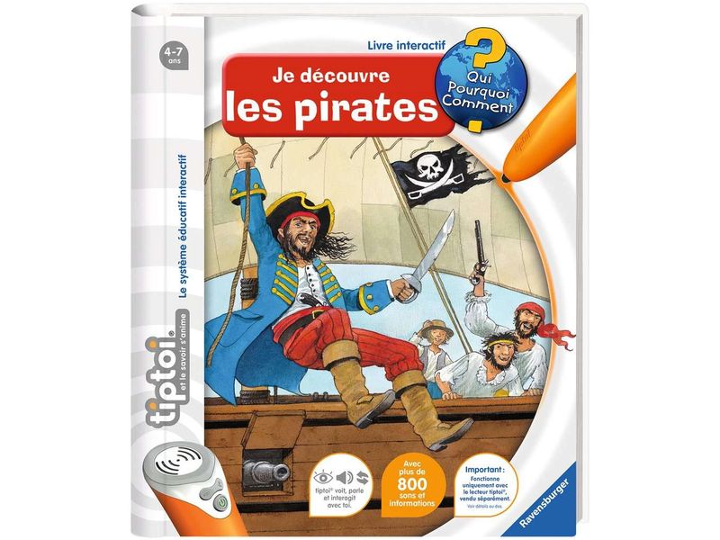 tiptoi Lernbuch Je découvre les pirate -FR- Interaktives Buch über Piraten