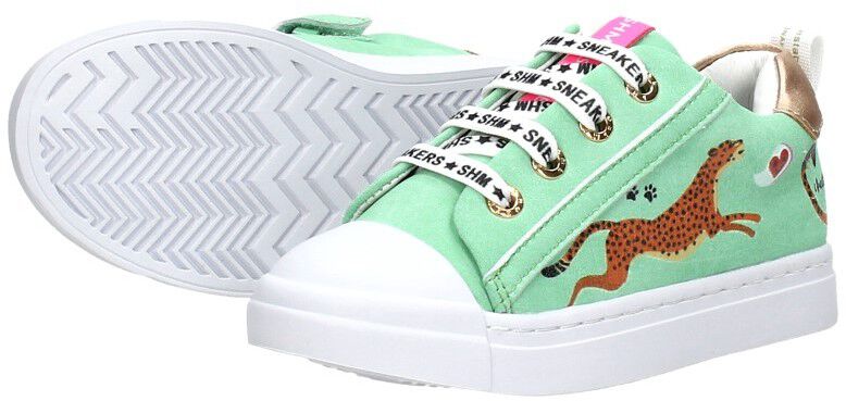 Shoesme Meisjes veterschoenen mint