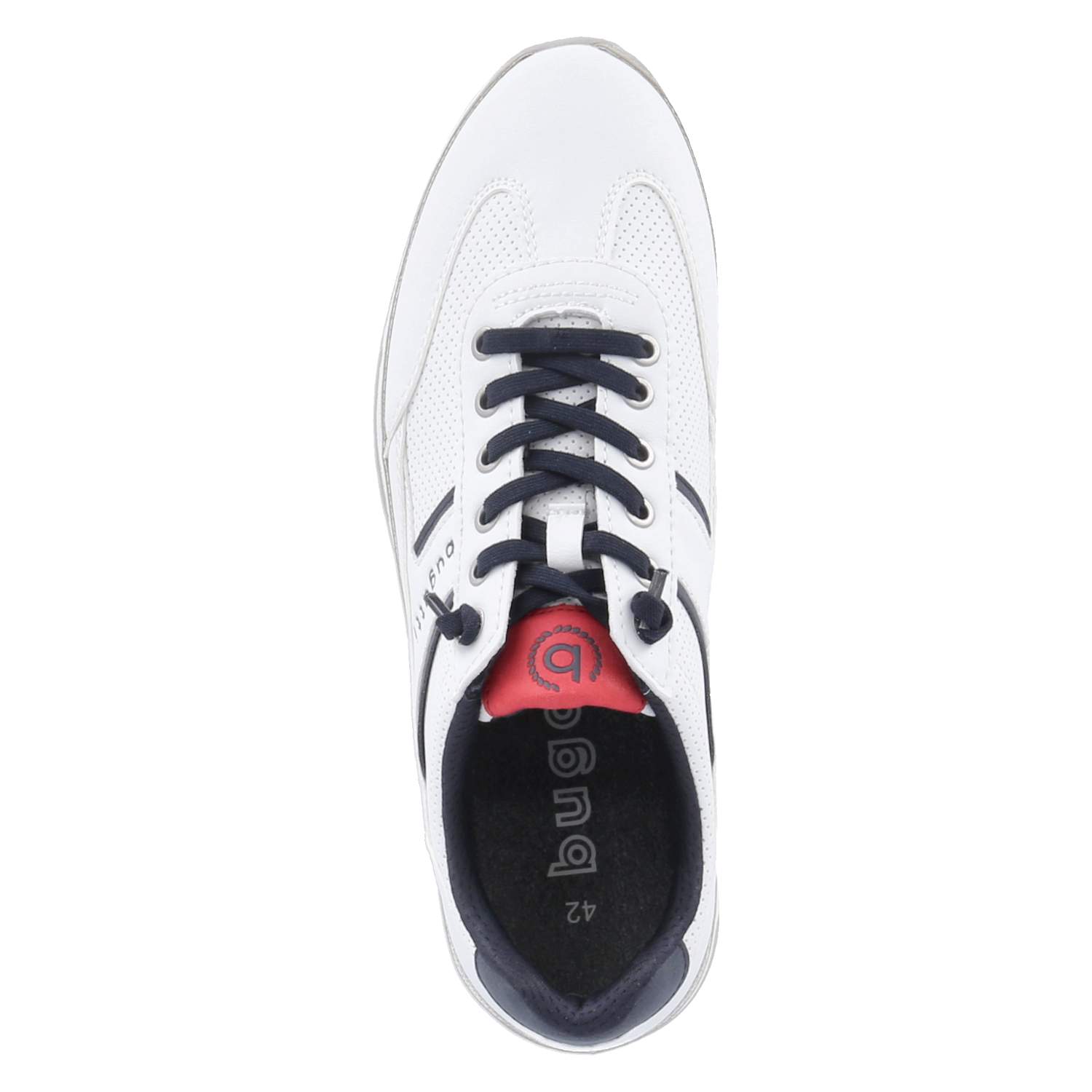 Bugatti Low Sneaker - white/ light grey
