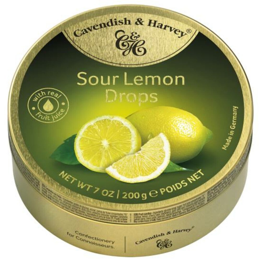 3x Cavendish & Harley Sour Lemon Drops200 gr