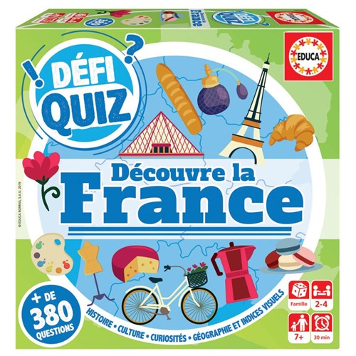 Defi quiz - voyage en france