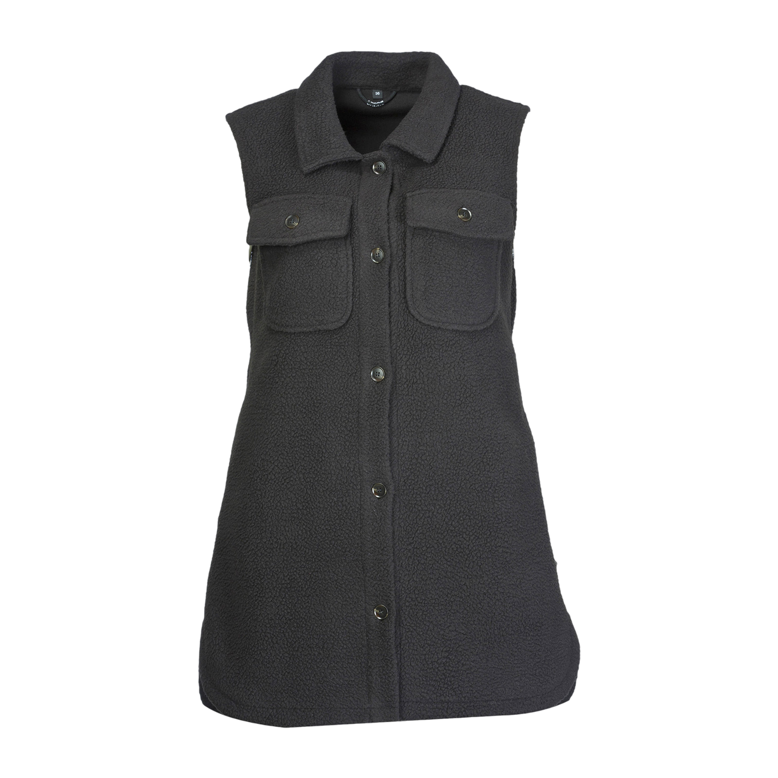 Frauen Fleece Gilet Anya black