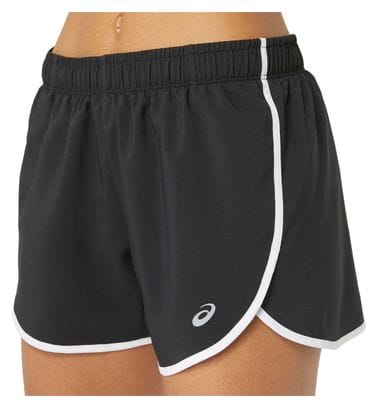 Short Asics Run Icon Noir Femme