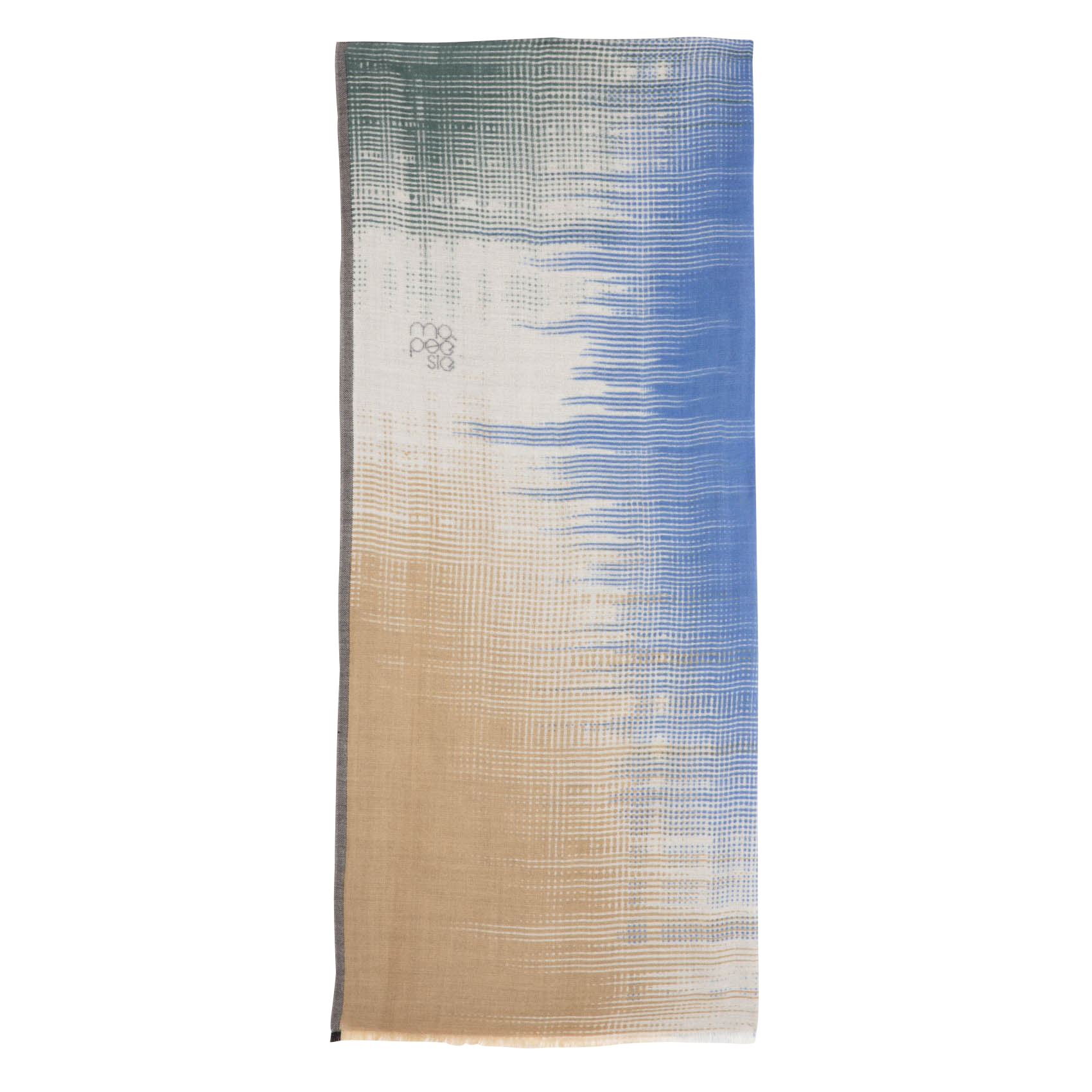 OSMOSE - Foulard imprimé en laine | Multicolore