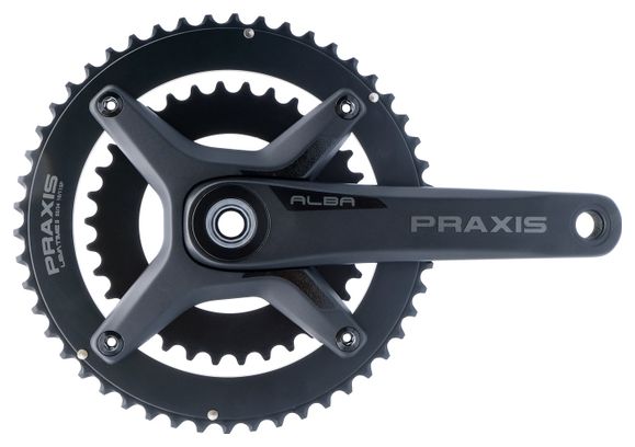 Pédalier Praxis Alba M30 X-Spider 50/34 dents 11V