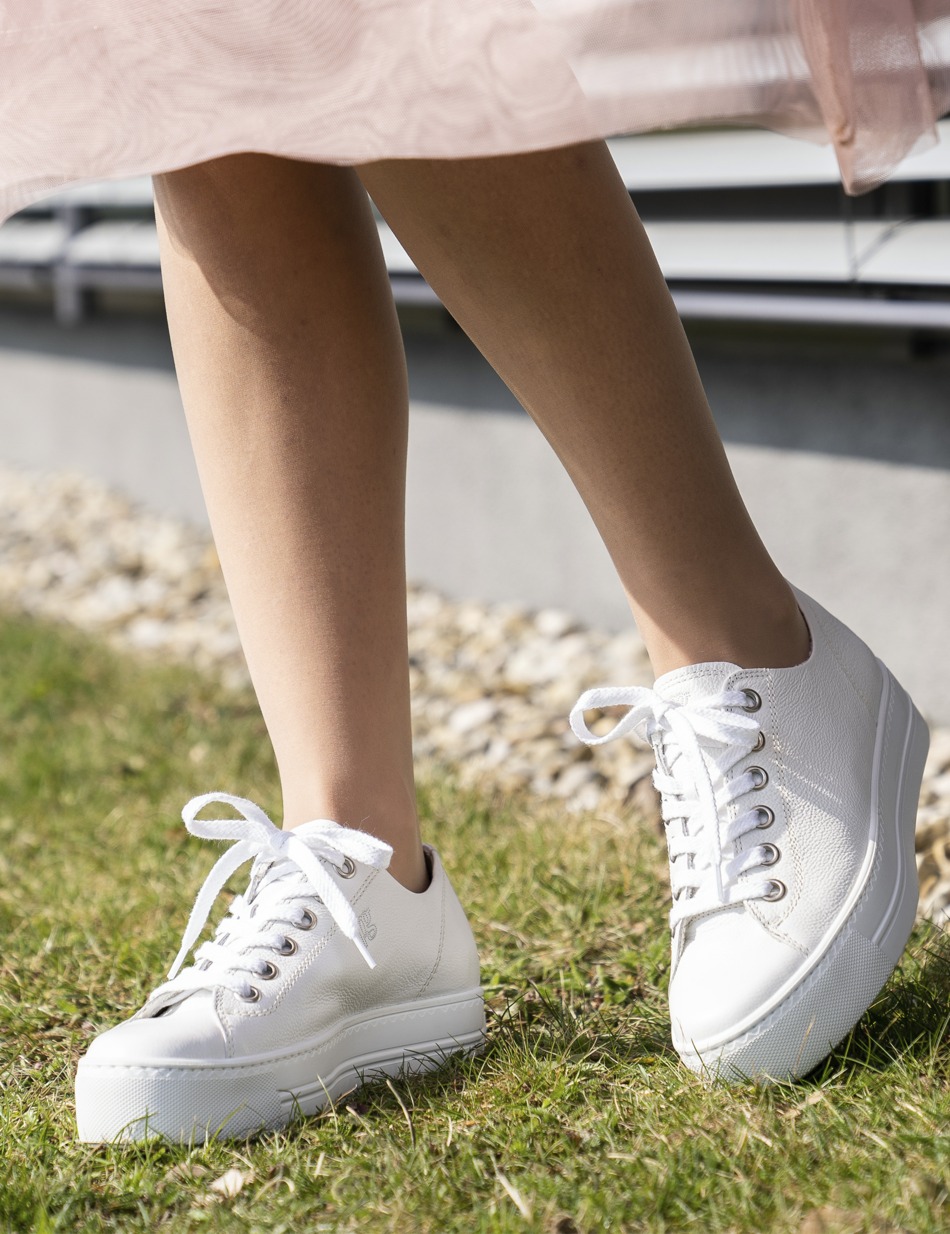Glattleder Sneaker