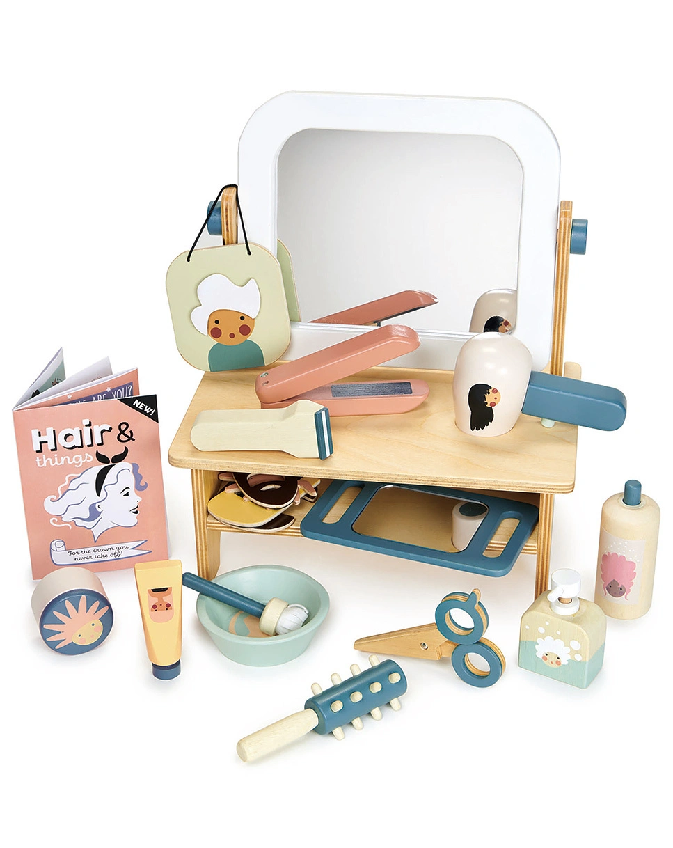 Rollenspiel-Set FRISEURSALON aus Holz