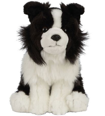 Living Nature Kuscheltier - 24x10 cm - Border Collie - Schwarz/W