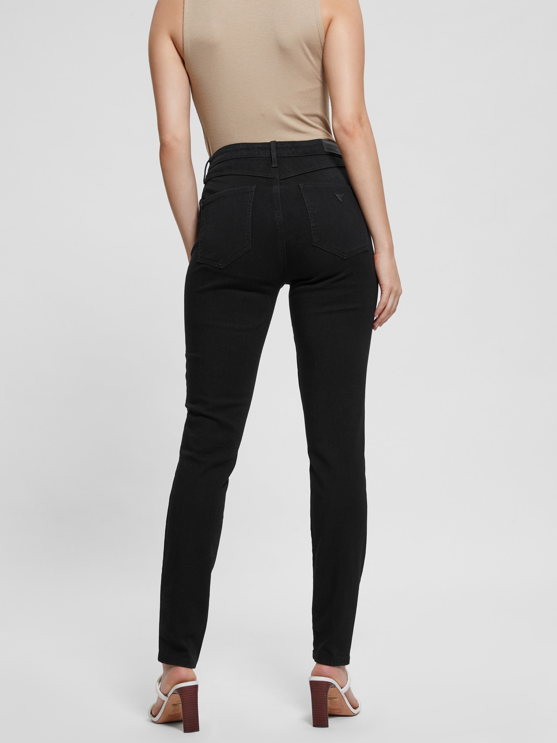 Calça jeans skinny preta de 1981