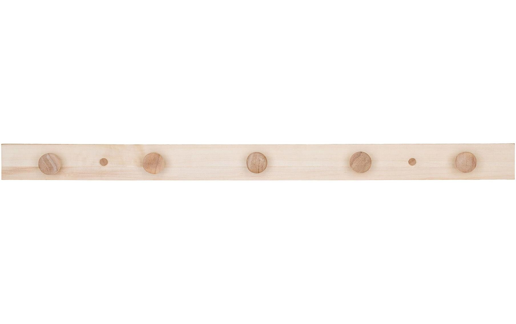 Wandgarderobe Abano 70 cm x 4 cm, BraunGarderobeleiste