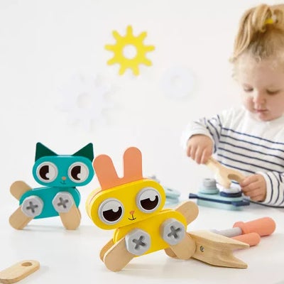 Janod Brico'Kids DIY-sett 53 Deler Kjæledyr