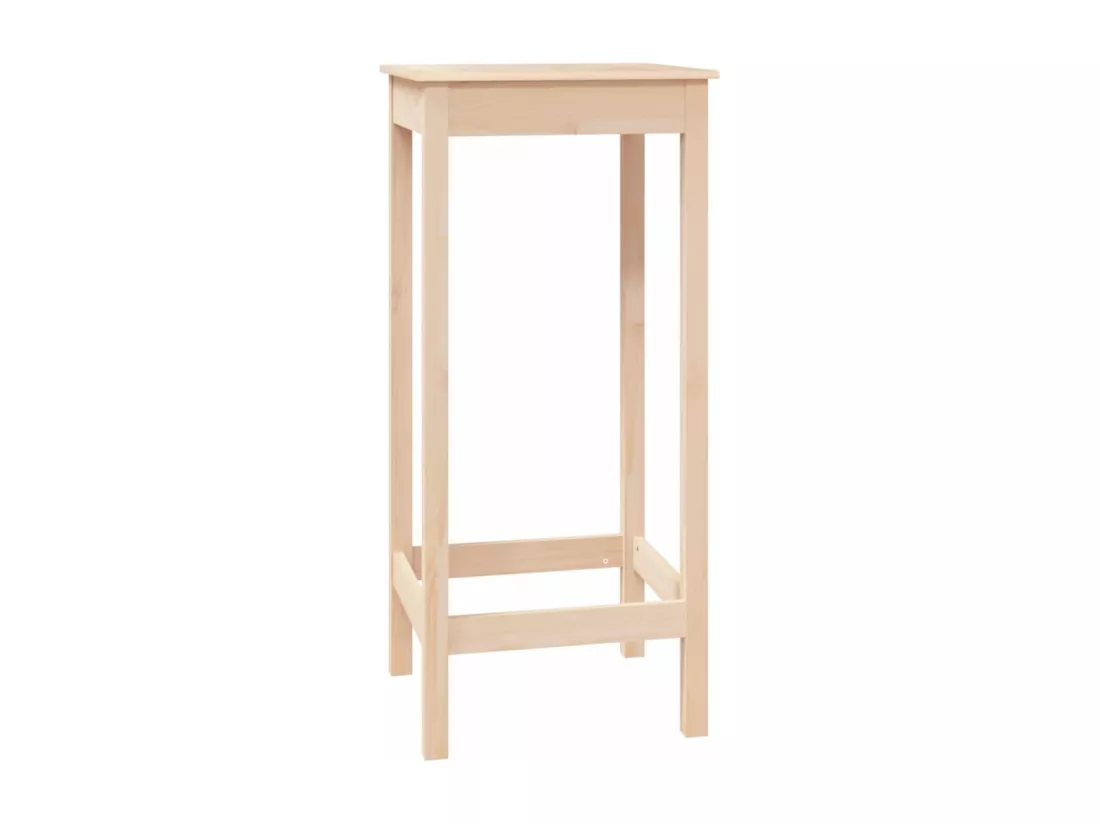 Table de bar 50x50x110 cm bois massif de pin