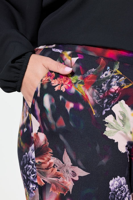 Culotte, Wide Legs, Alloverdruck