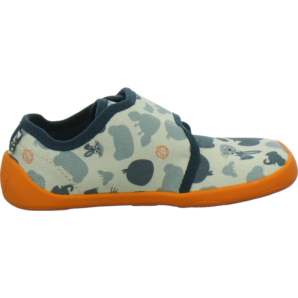 Affenzahn Hausschuhe Kinder Unisex - Kinder Baumwolle Movy Hellgrün