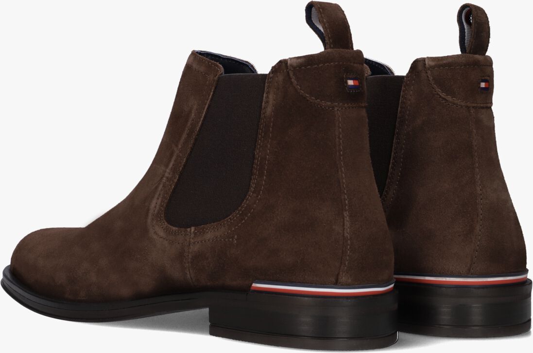 TOMMY HILFIGER bruine tommy hilfiger chelsea boots core rwb hilfiger chelsea