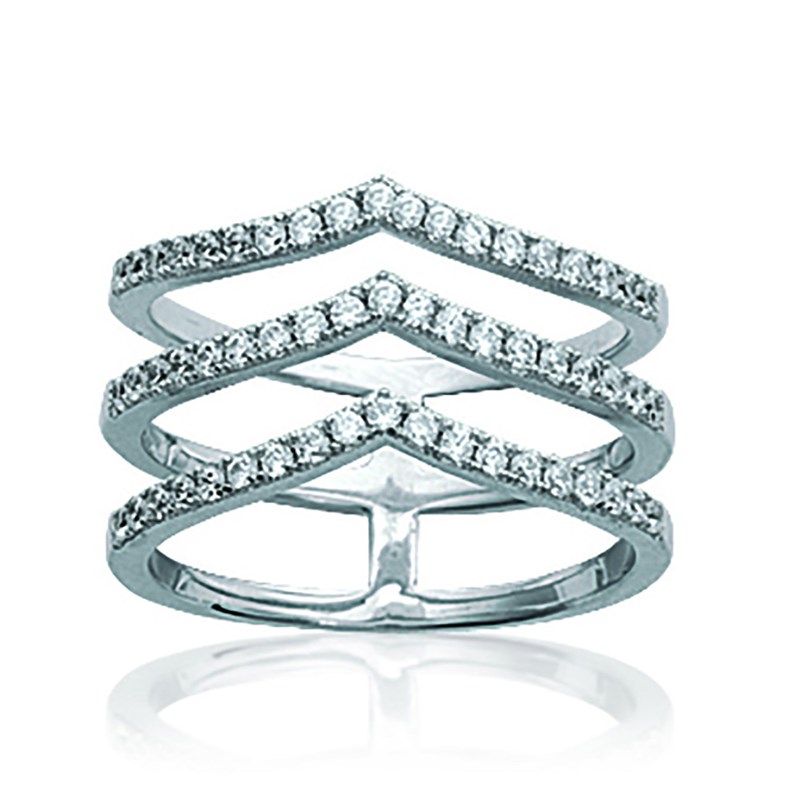 Bague Femme - Argent 925 - Oxyde de zirconium