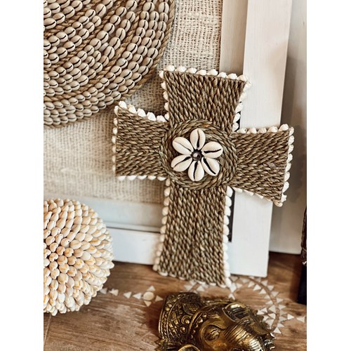 Suspension croix décorative