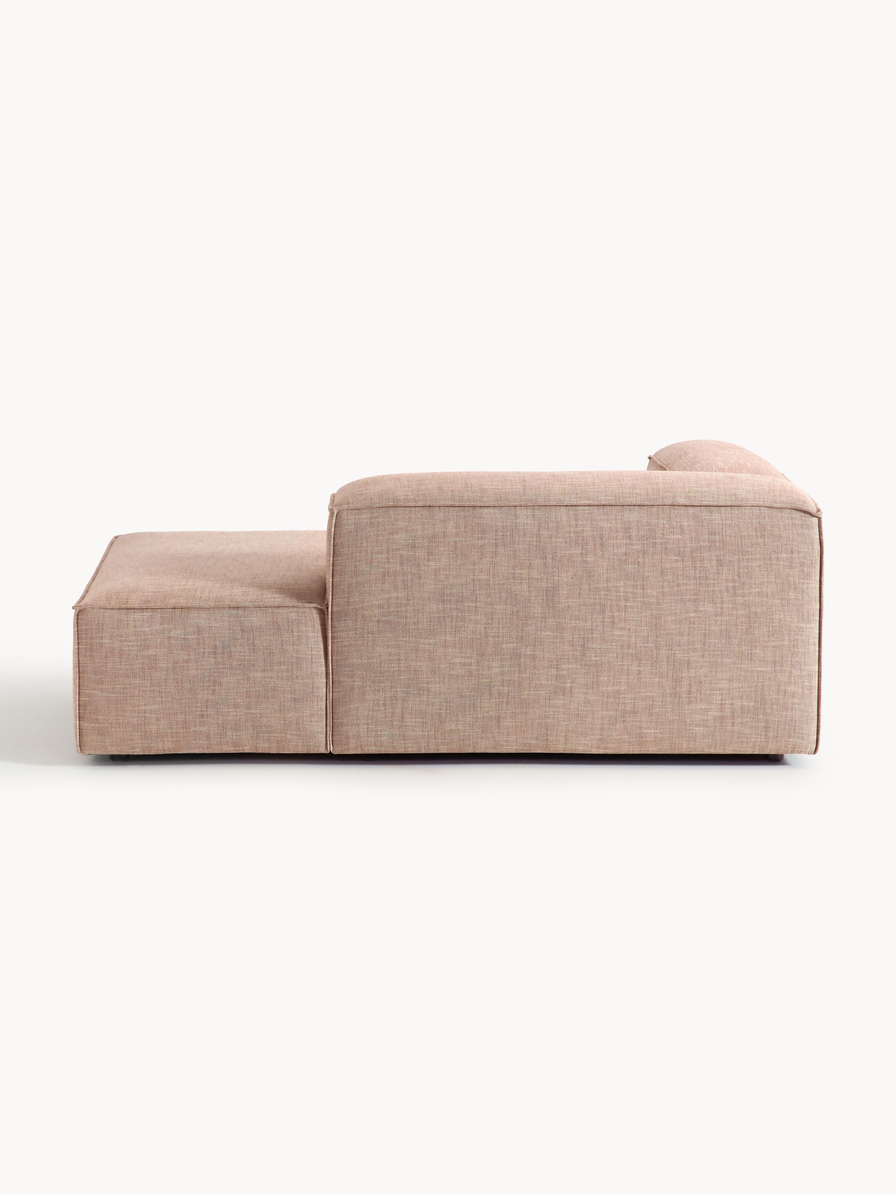 Chaise longue hoekmodule Lennon van linnenmix