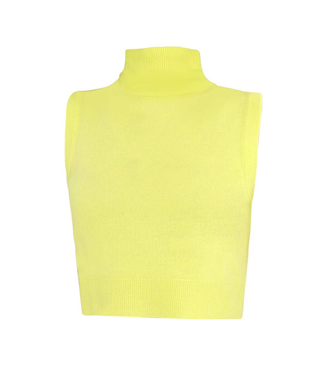 Brave Soul - Haut court à col roulé - Femme (Jaune) - UTUT1316