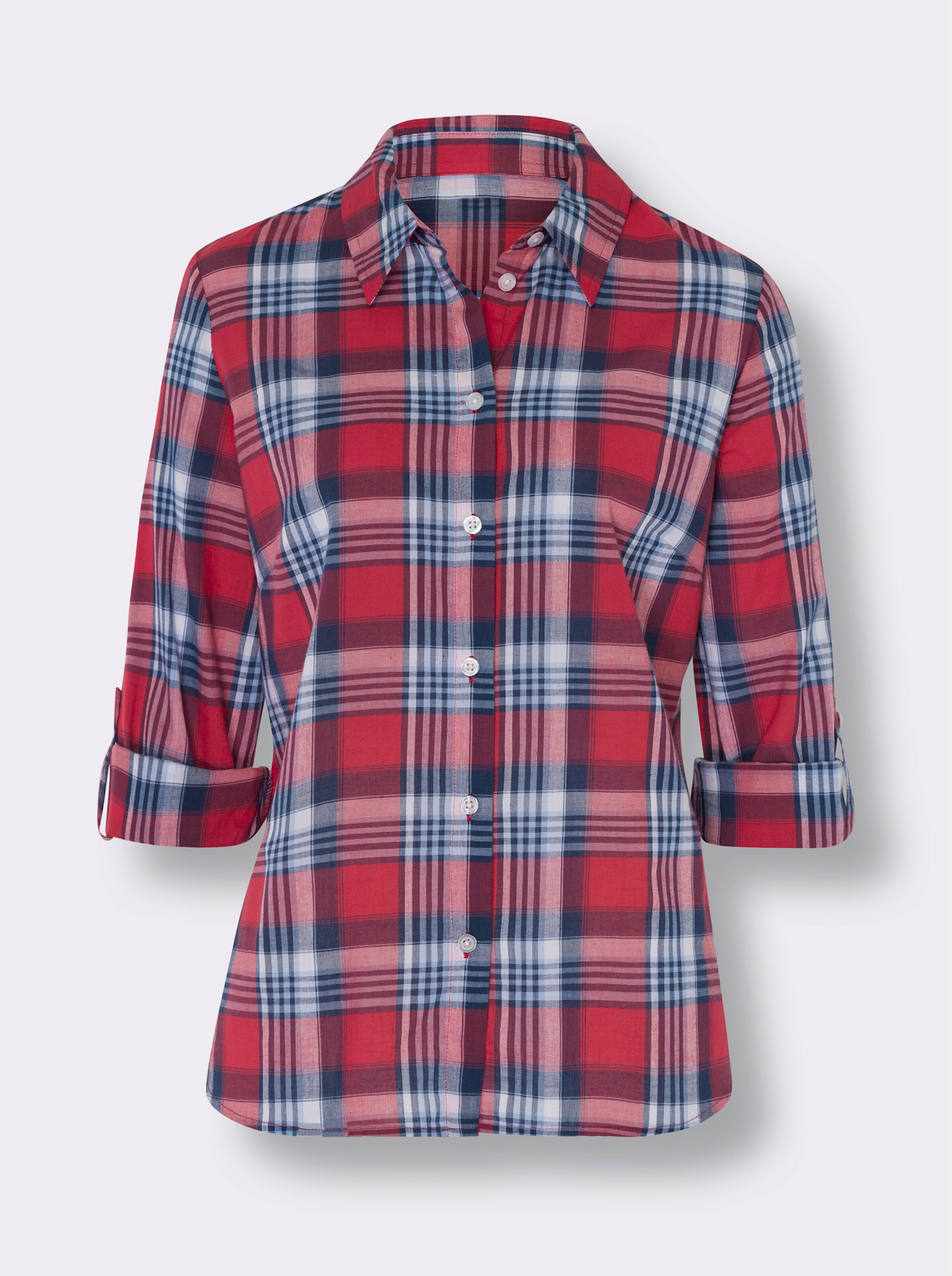 Karobluse mit garngefärbtem Muster