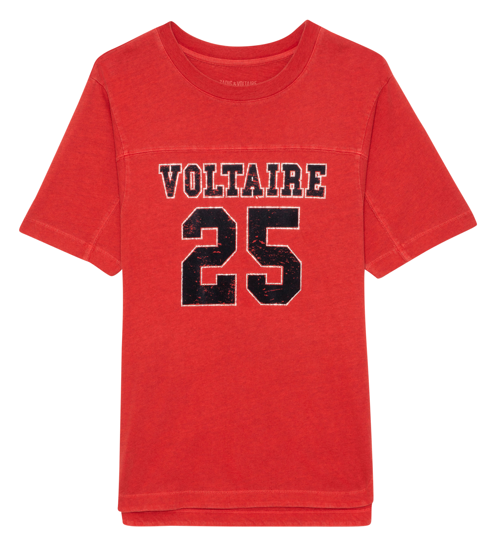 BOW - Tee-shirt imprimé en coton biologique| Rouge