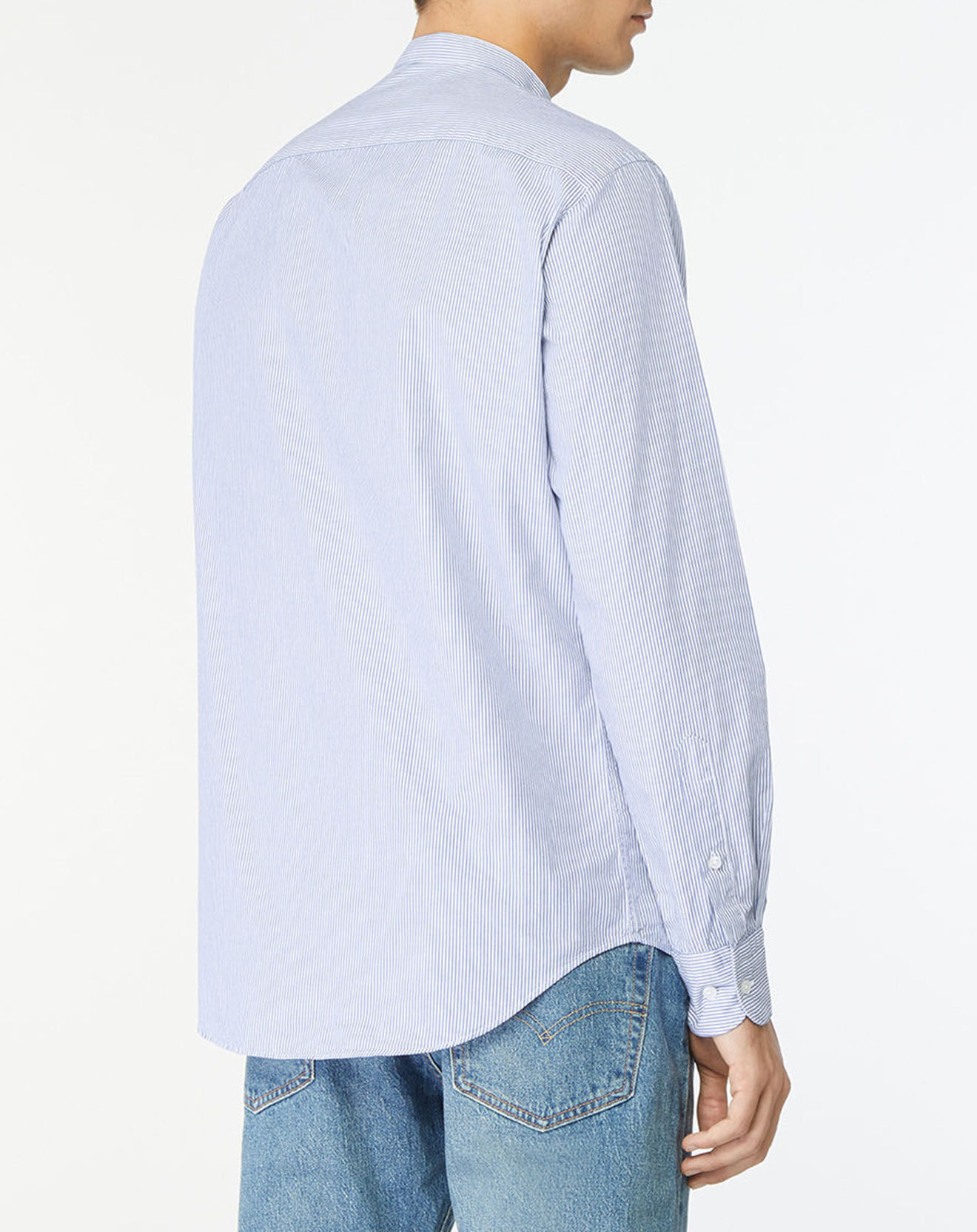Tommy Hilfiger Chemise droite Chassic rayée bleu/blanc
