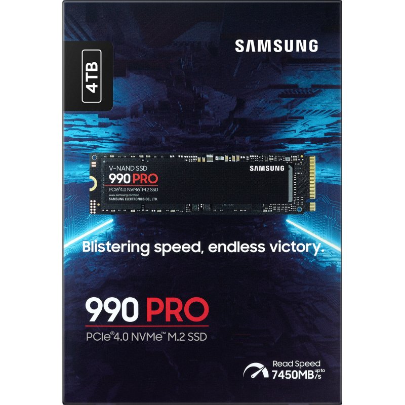 Samsung 990 PRO 4 To M.2 PCI Express 4.0 NVMe V-NAND TLC