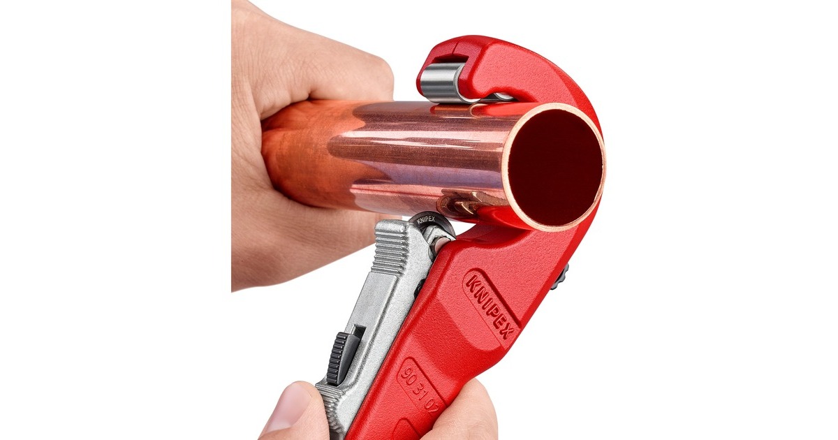 KNIPEXBuissnijder TubiX 90 31 02 BK pijpsnijder  (Rood, Ø 6 - 35mm)