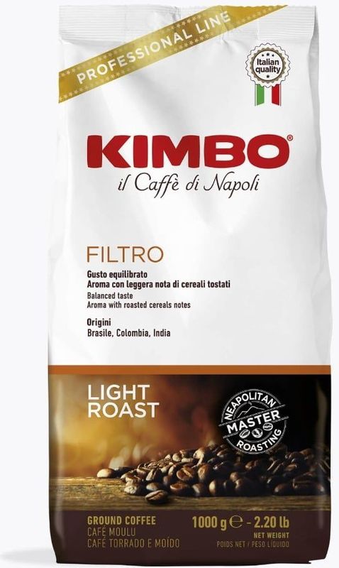 Kimbo - Filterkoffie - 1kg - Gemalen