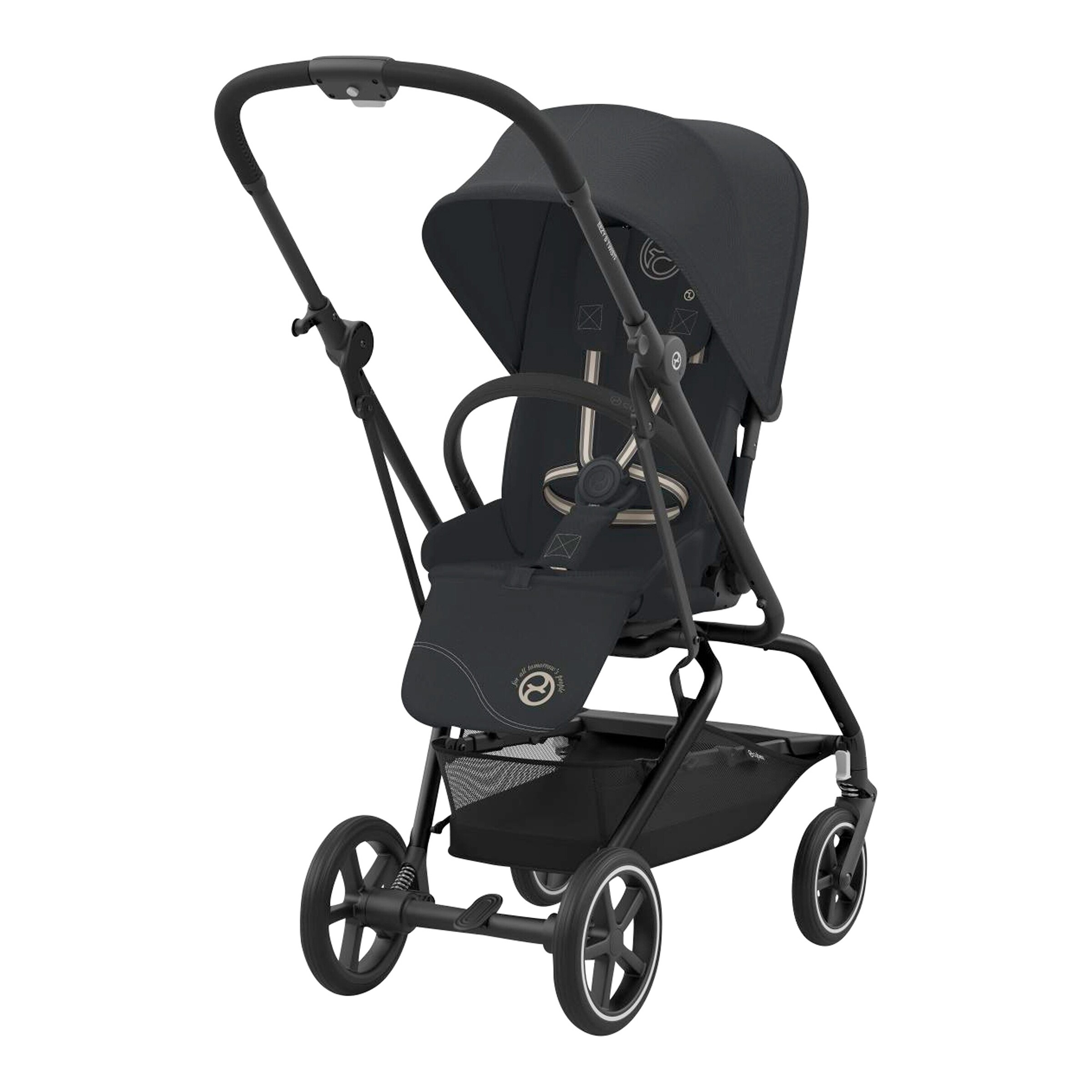 Cybex - GOLD Buggy Eezy S Twist+2 Black/Magic Black