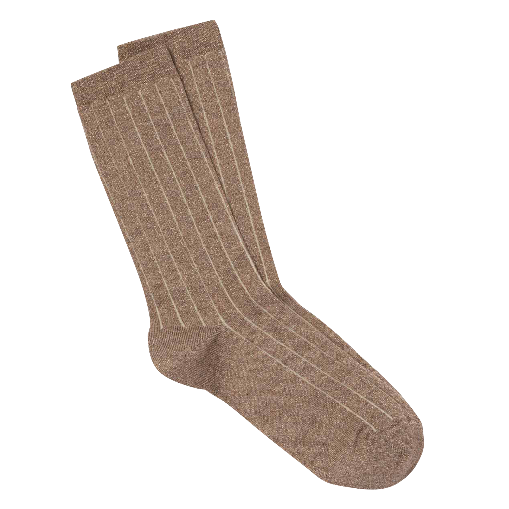 MICKY - Chaussettes brillantes n coton mélangé | Marron