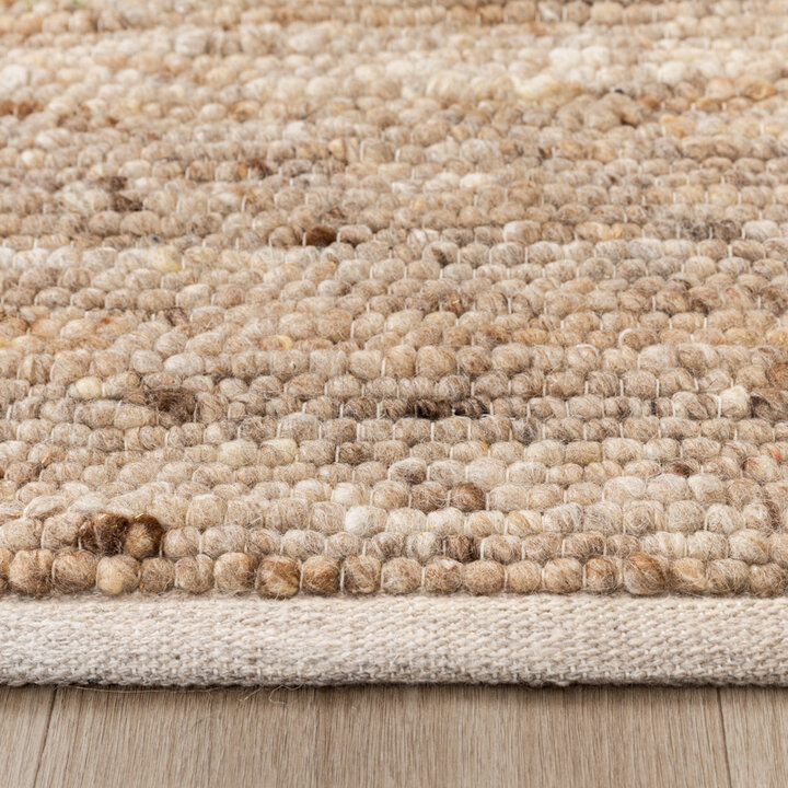Wollen vloerkleed - Feline Taupe/Gemeleerd