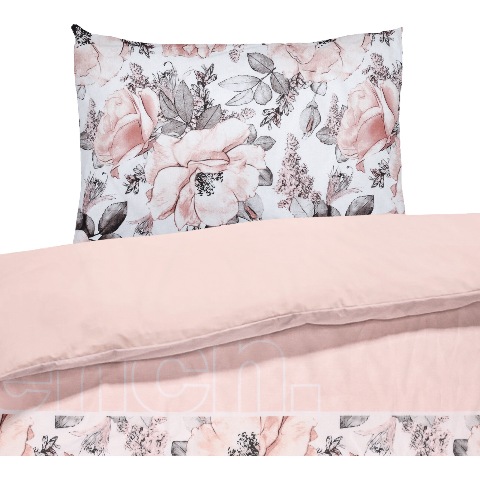 Bettwäsche Renforcé Blumen rose