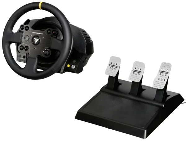 ThrustMaster TX Racing: Leather Edition - rat og pedalsæt - kabling - for PC/ Xbox One / Xbox One Series S/X