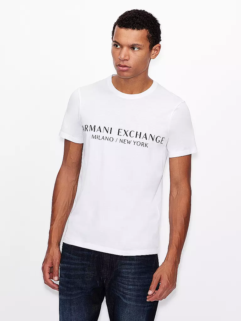 ARMANI EXCHANGE T-Shirt Slim Fit weiss