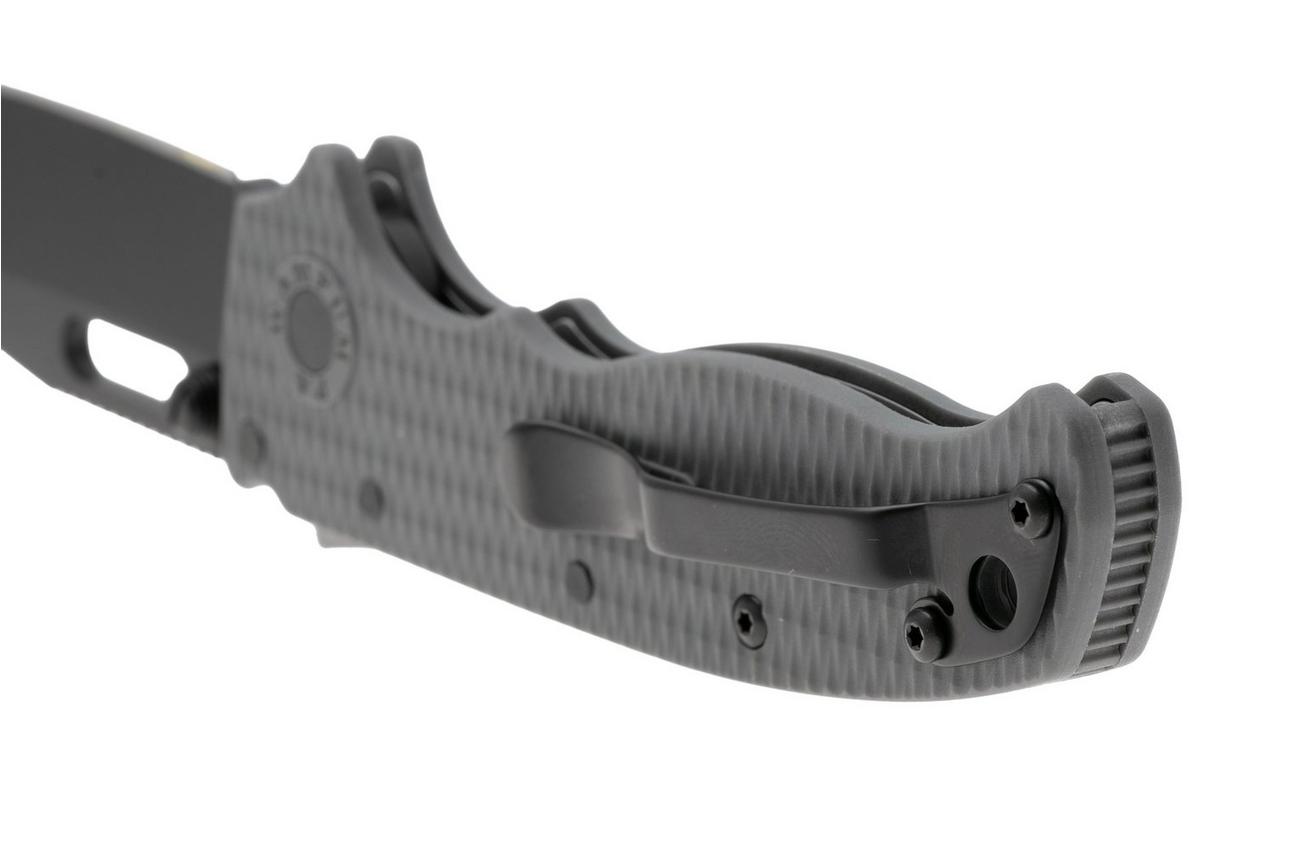 Demko AD20.5 Shark-Lock, DLC D2 Clip Point, 205-D2-CP-DLC, Grivory zakmes