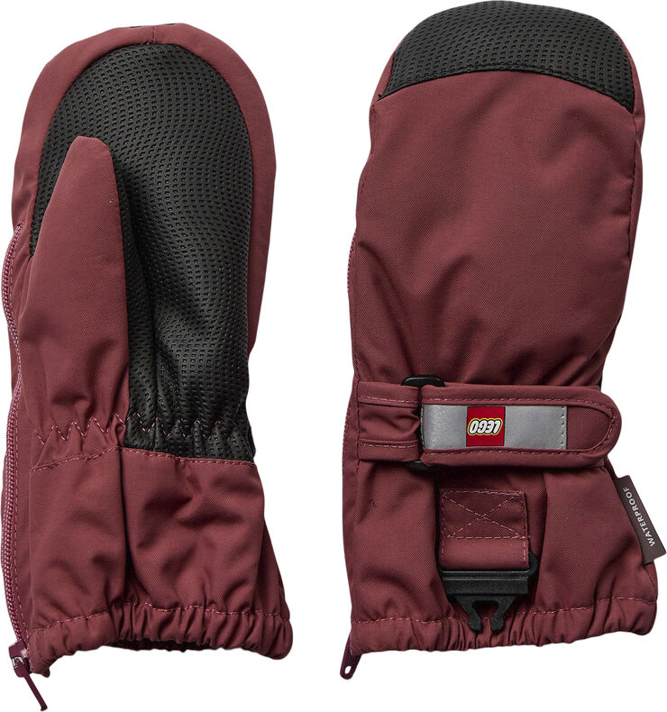 LEGO kidswear-LEGO børnetøj LWARIPO 703 - MITTENS W/MEM. Light bordeaux