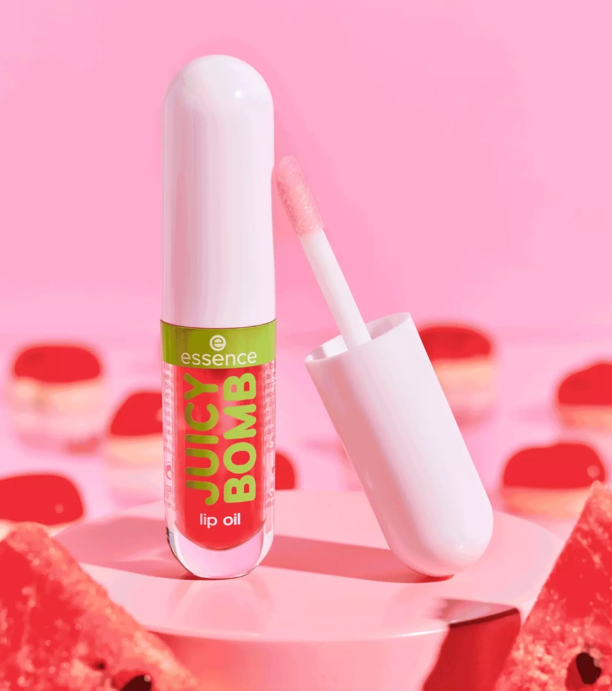 essence - *Juicy Bomb Party* - Óleo labial - 02: Watermelon Wonders