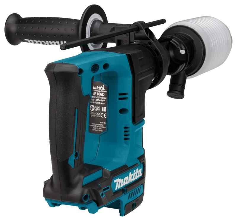 Makita HR166DZJ 12V Max Boorhamer in Mbox met stofafzuiging